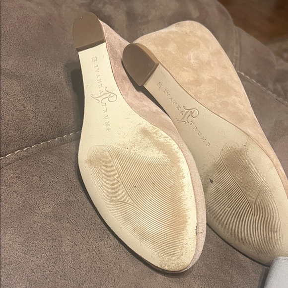 Ivanka Trump Women's Beige Suede Heels - Picture 5 of 6